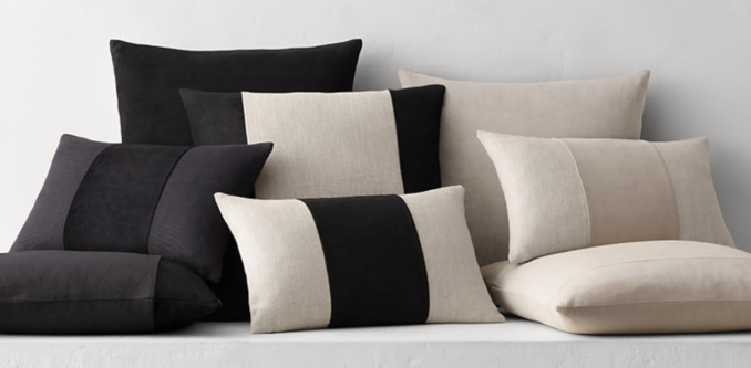Suede & Linen Pillow Collection