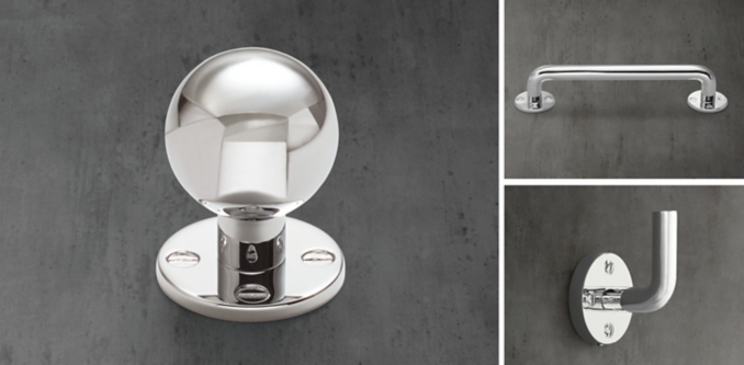Chaillot Hardware Collection - Polished Chrome