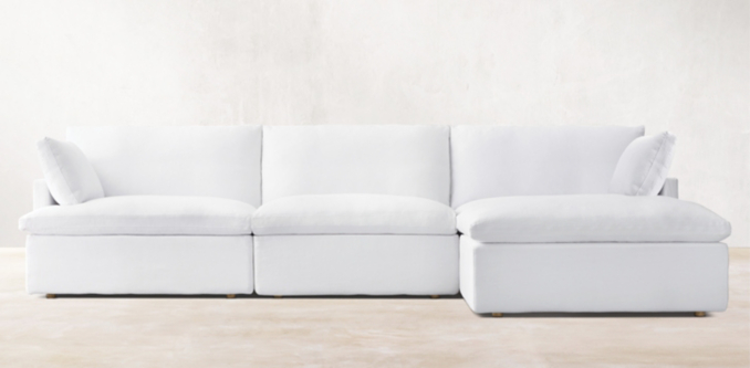 Cloud Modular Track Arm Sectionals