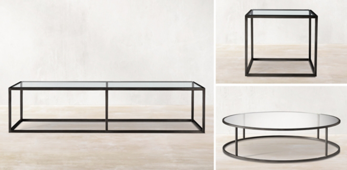 Nicholas Glass Coffee Table Collection