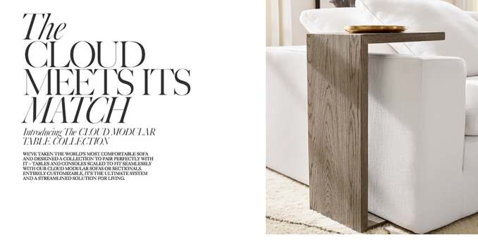 Restoration Hardware Cloud Coffee Table atelieryuwa.ciao.jp