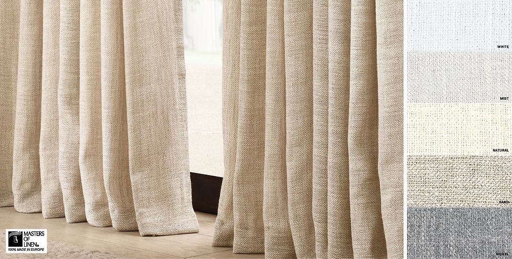 Stocked Dry Rh, Restoration Hardware Curtains Linen