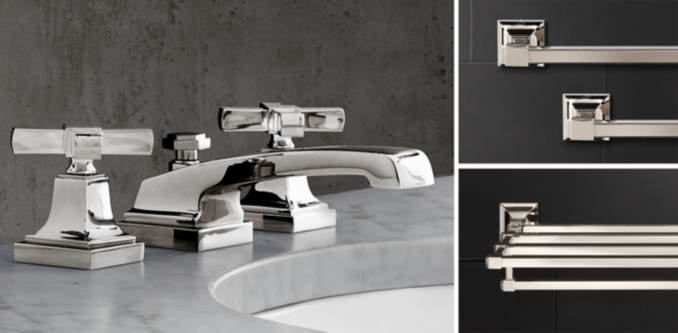 Dillon Cross Handle Polished Nickel Rh