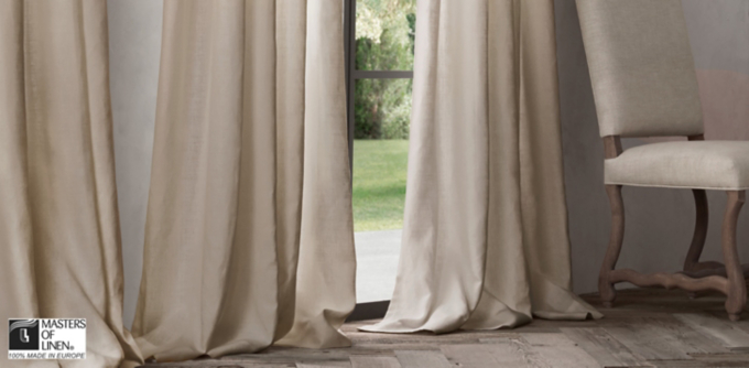 Belgian Opaque Linen Drapery Collection
