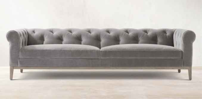 Italia Chesterfield - Oak Base