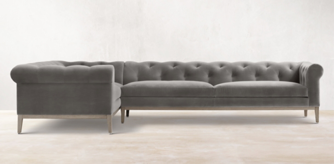 Italia sofa on sale restoration hardware