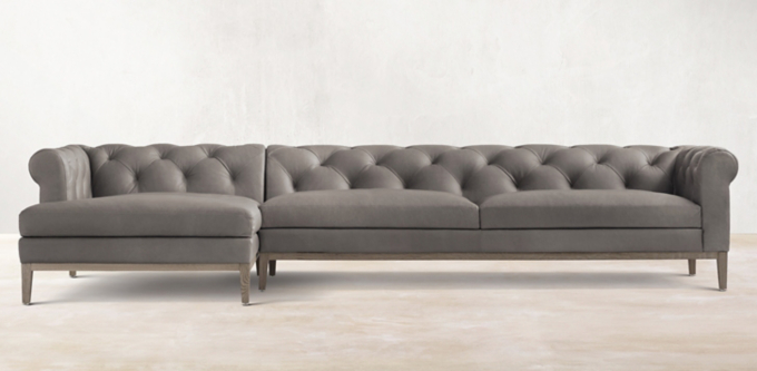 Rh italia on sale chesterfield sofa