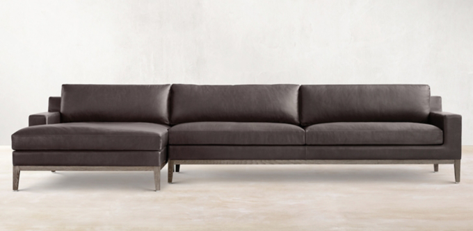 Rh italia deals track arm sofa