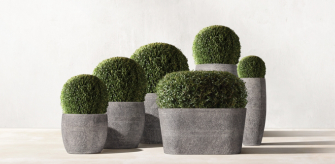 Vetro Round Planter Collection