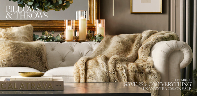Pillows & Throws RH