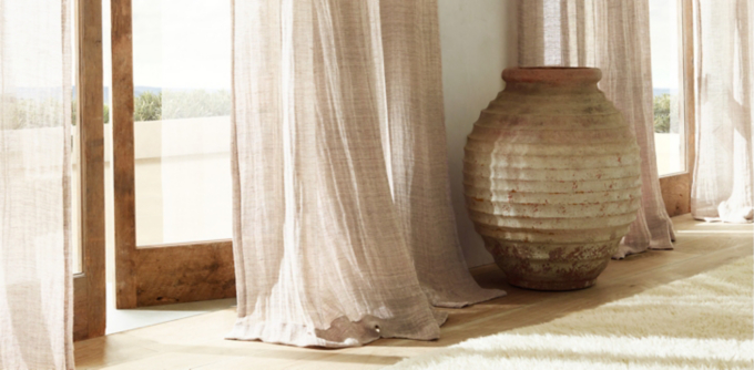 Italian Linen Gauze Sheer Drapery Collection
