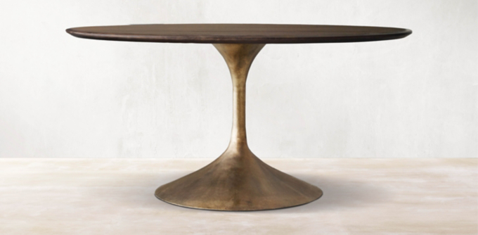 Restoration hardware deals round dining table