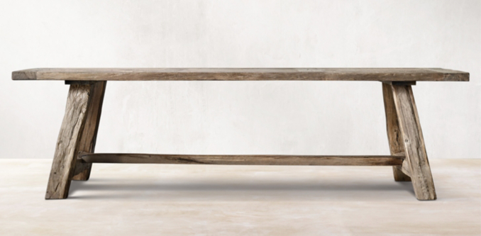 Reclaimed Rustic Oak Dining Table Collection