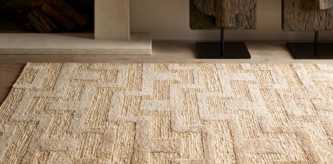 Wabi-Sabi Geo Jute Rug