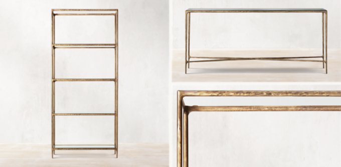 Thaddeus Glass Shelving Collection