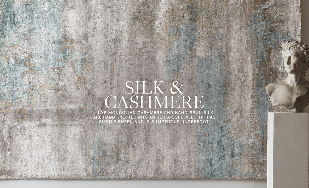 Silk & Cashmere Rugs RH