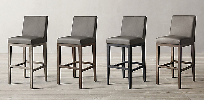 Leather Stool Collections Rh, Rh Bar Stools