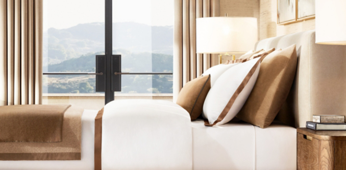 Italian Bold Border Cotton Bedding Collection