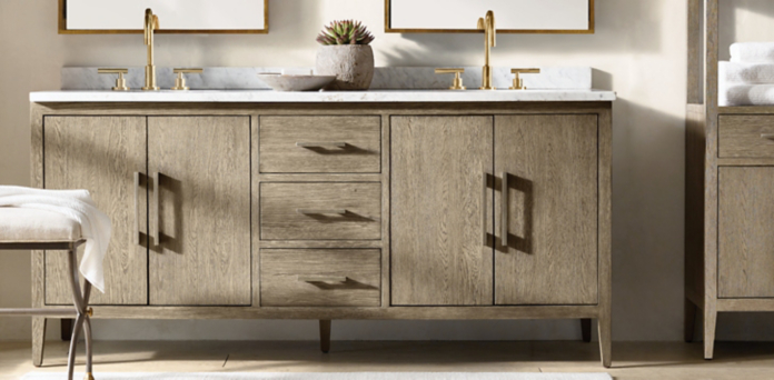 restoration hardware bathroom vanity knockoff