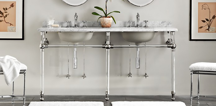 Gramercy Glass Vanities Rh