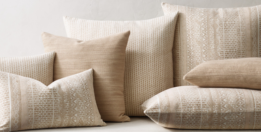Pillow Collections Rh, Leather Pillows Restoration Hardware