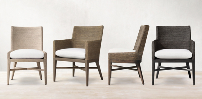 Marisol Seagrass Track Dining Chair