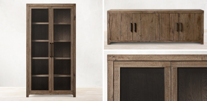 Restoration hardware deals tall cabinet