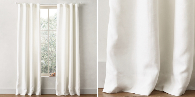 Textured Belgian Linen Drapery Collection