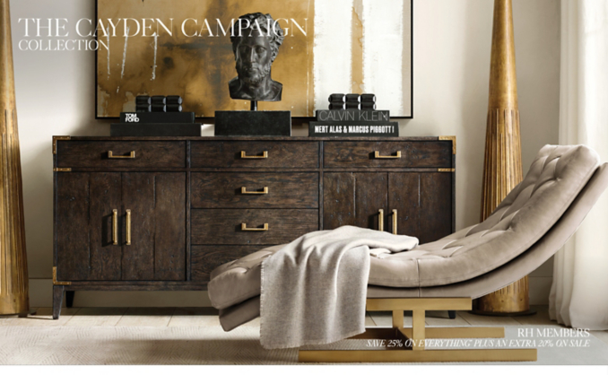 The Cayden Campaign Collection RH
