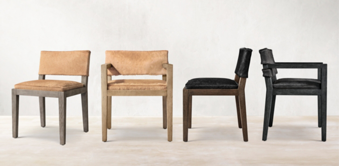 Saddle Hair-on-Hide Dining Chair