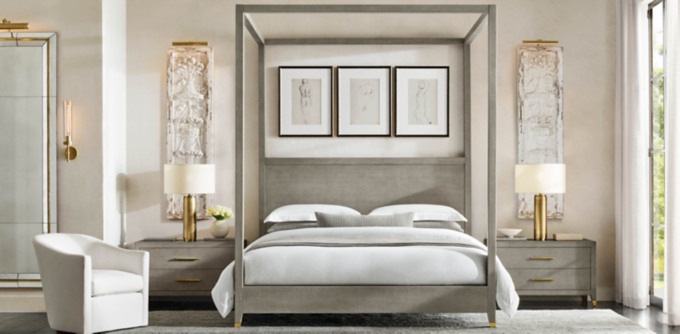 Restoration hardware bedroom set deals for sale