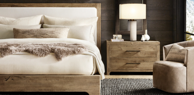 Bedroom store restoration hardware