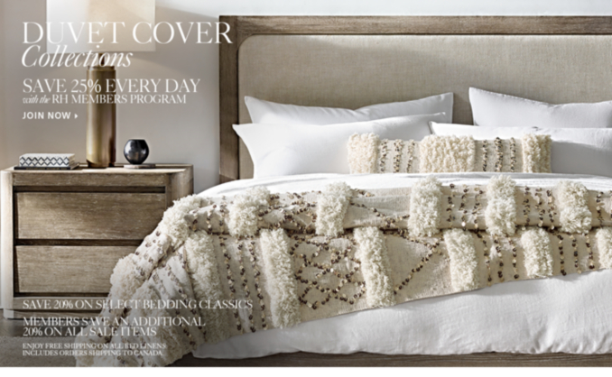 Duvet Covers & Shams RH