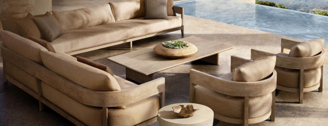 Balmain Teak Sectional