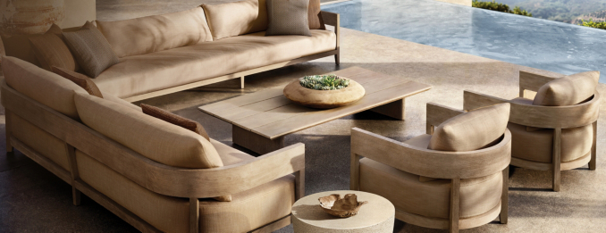 Balmain Teak Sectional