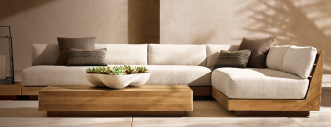 Maya Teak Modular Sectional