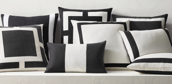 Framed Linen Pillow Collection