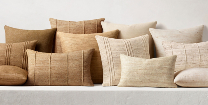 Seta Raw Silk Pillow Collection