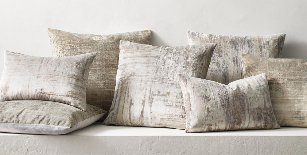 Pillow Collections Rh, Leather Pillows Restoration Hardware