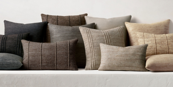 Seta Raw Silk Pillow Collection