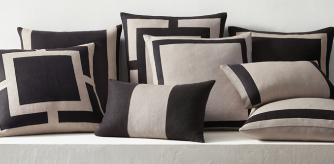 Framed Linen Pillow Collection