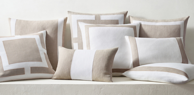 Framed Linen Pillow Collection