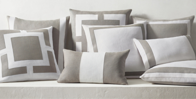 Framed Linen Pillow Collection