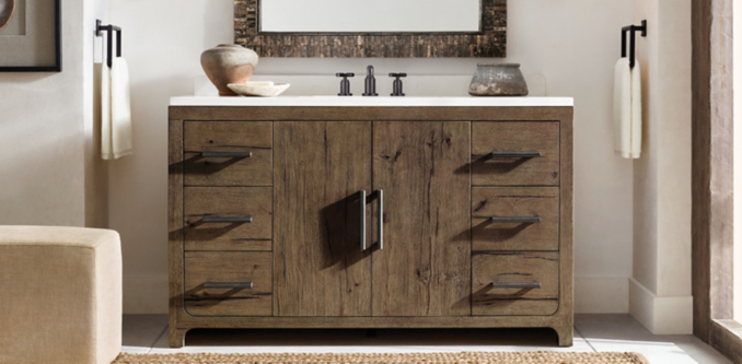Davos Oak Vanity Collection