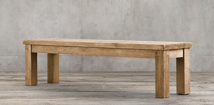 Salvaged Wood Bench Collection Rh