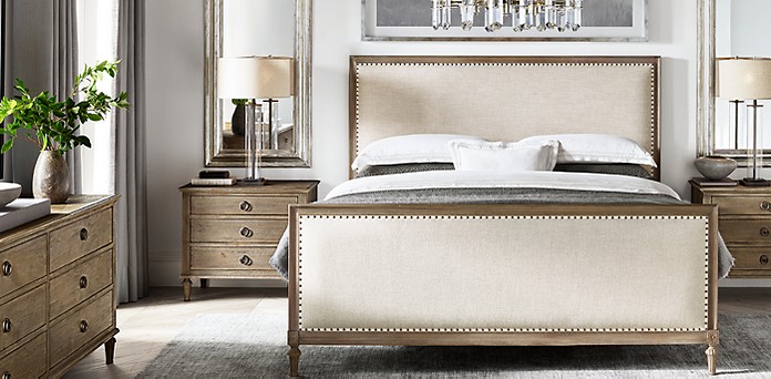 Maison Panel Bedroom Collection Antiqued Grey Rh