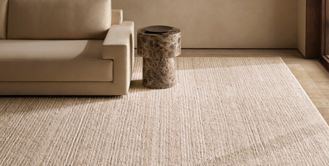 Tapis en laine et soie Kiran