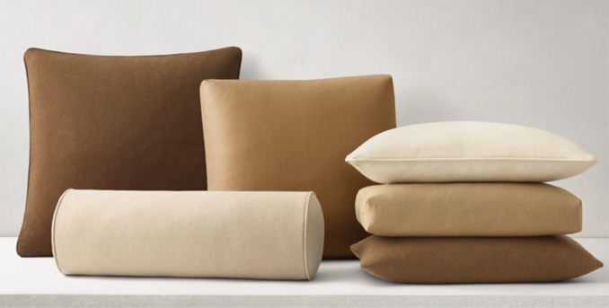 Collection de coussins en sergé de laine Holland &amp; Sherry
