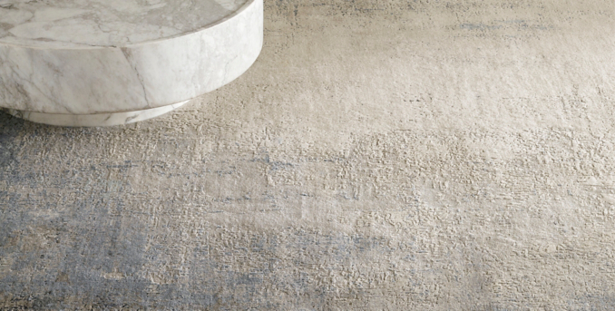 Tapis en laine et soie Terai
