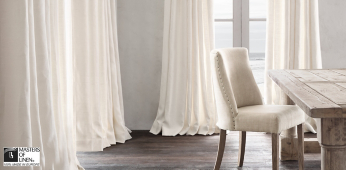 Belgian Heavyweight Textured Linen Drapery Collection